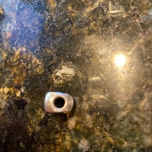 silver “daughter” heart charm